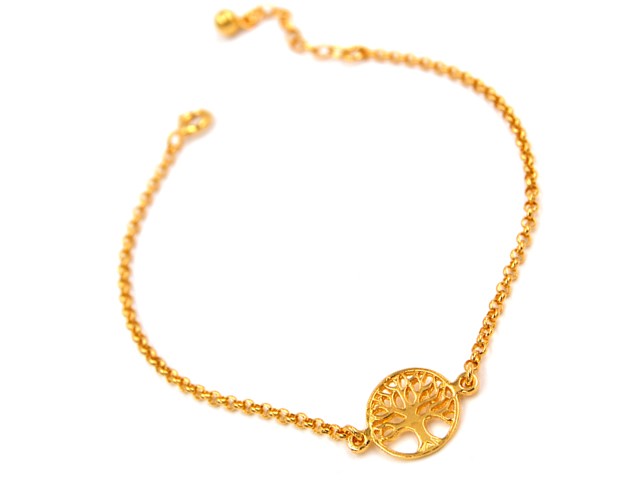 Livets træ armbånd Guld 2