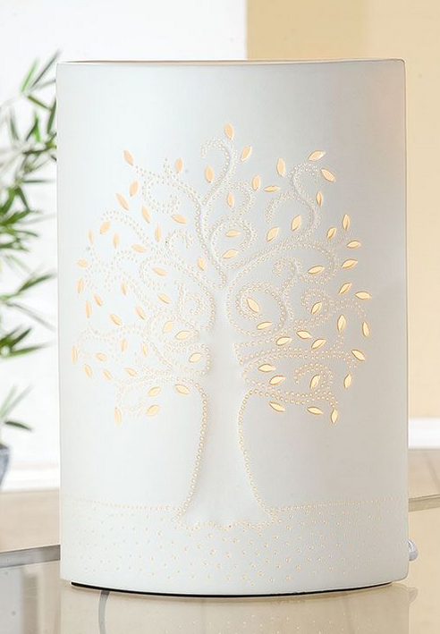 Livets træ bordlampe 28cm 2
