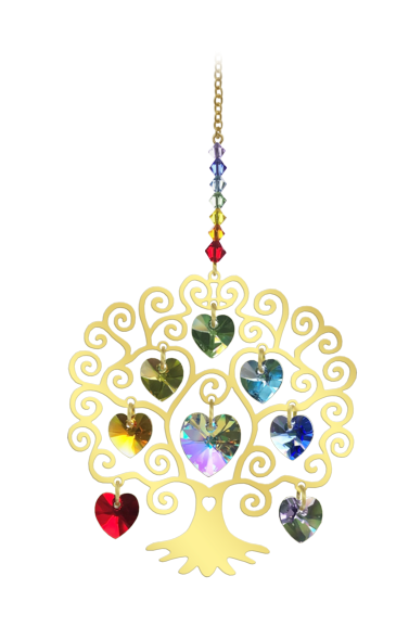 Livets træ Gold - chakra