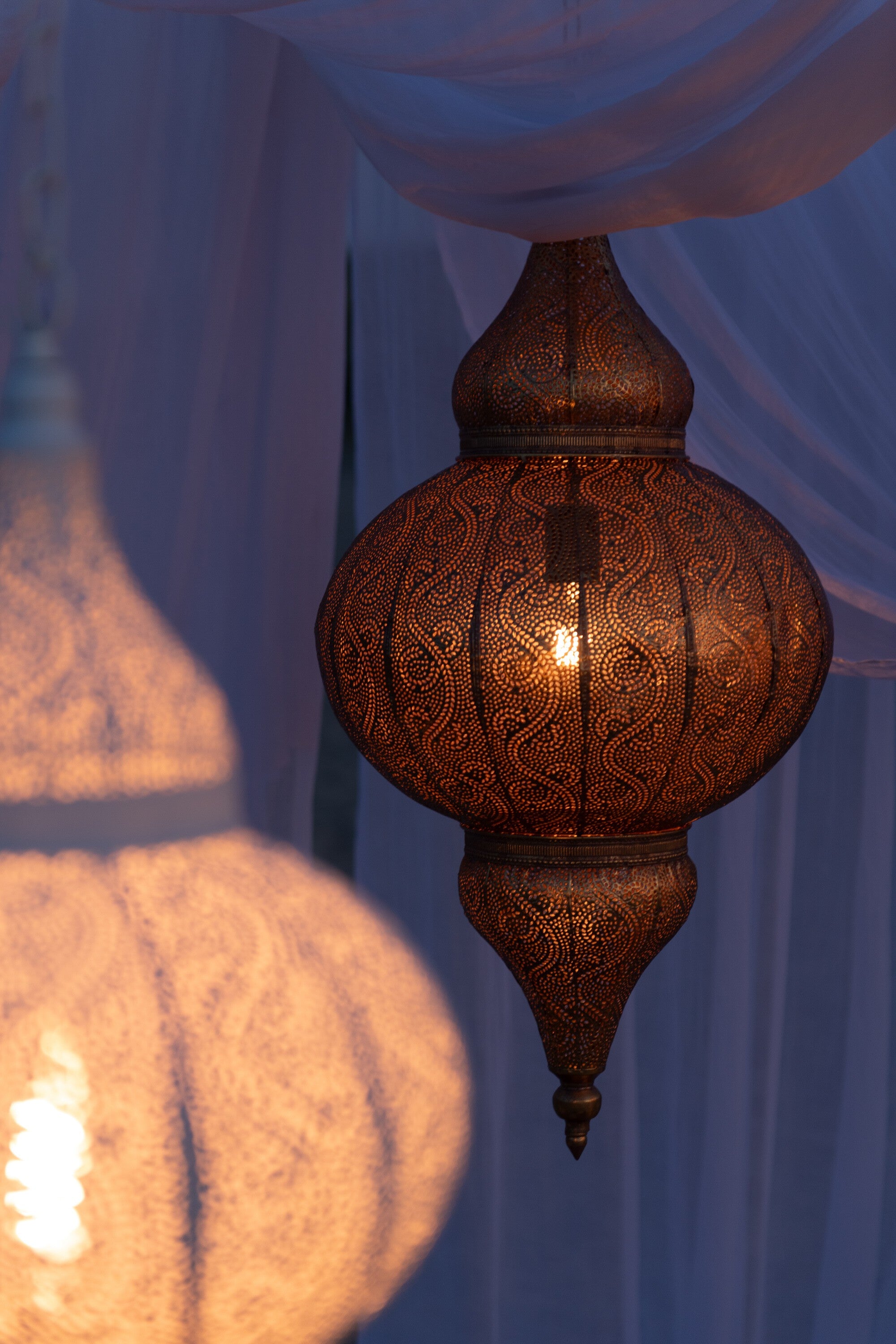Loft lampe Gold 65cm 5