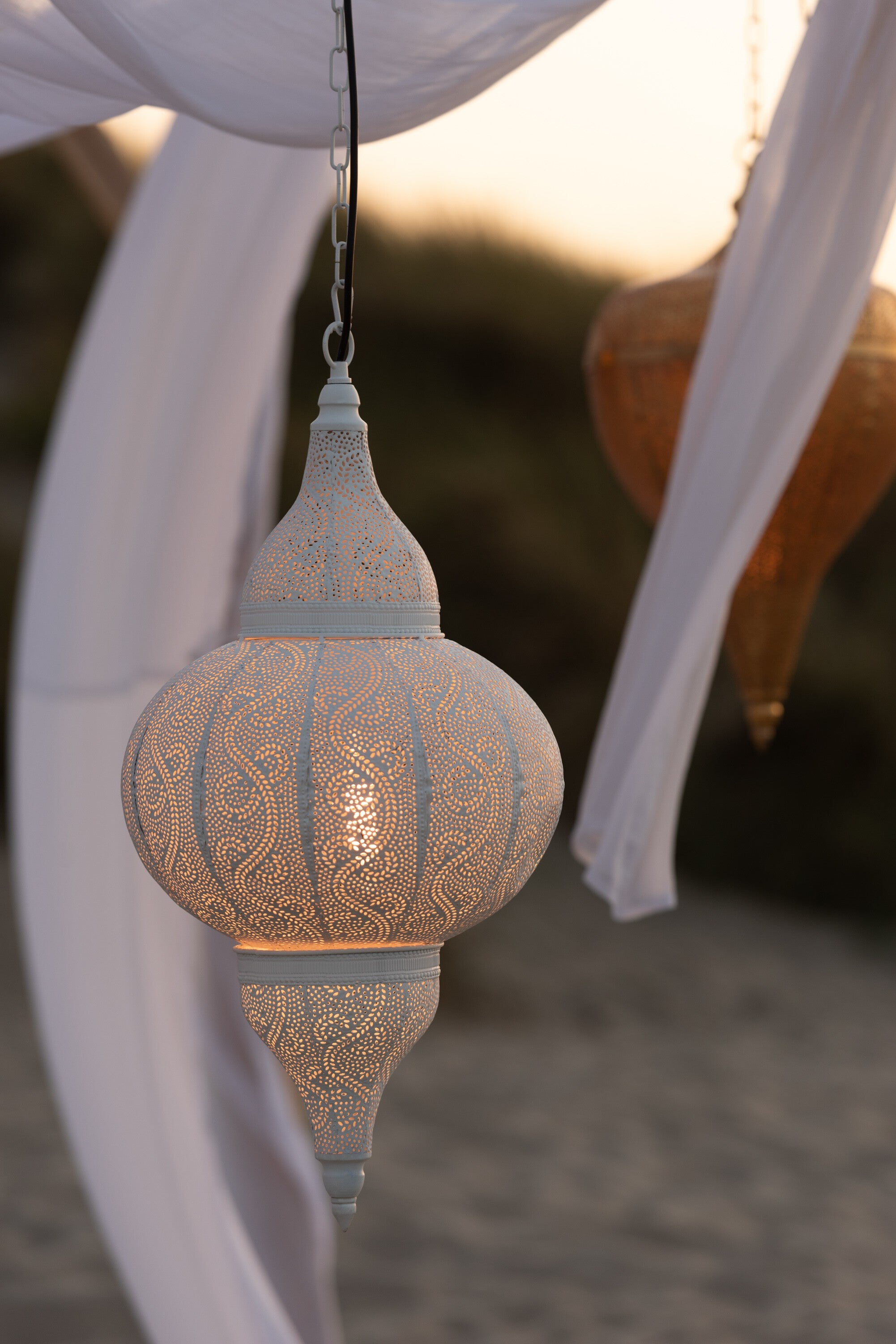 Loftlampe hvid 86cm 1