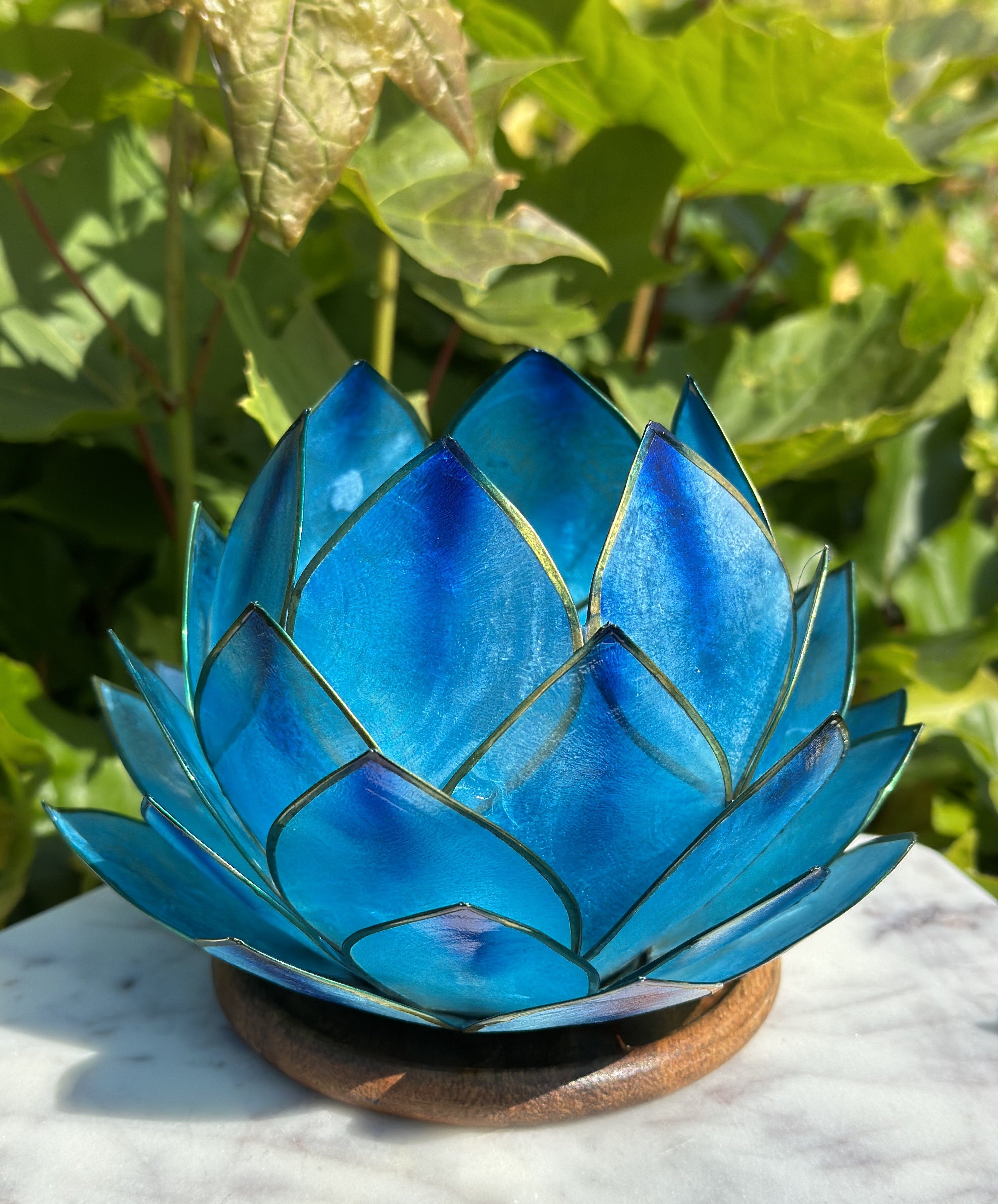 Lotus lysestage blå large 3