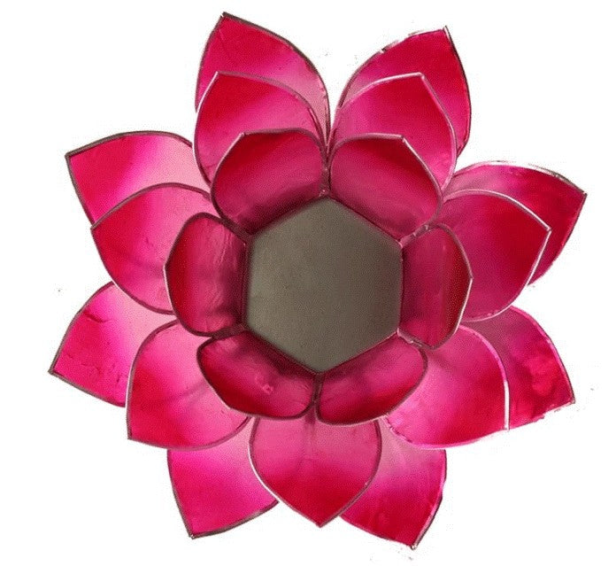 Lotus lysestage i lyserød og sølv 2
