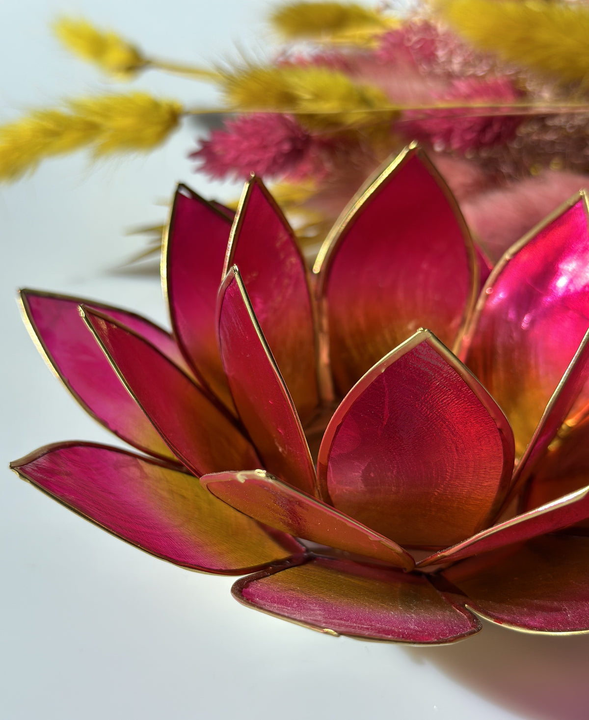 Lotus lysestage pink / grøn 2