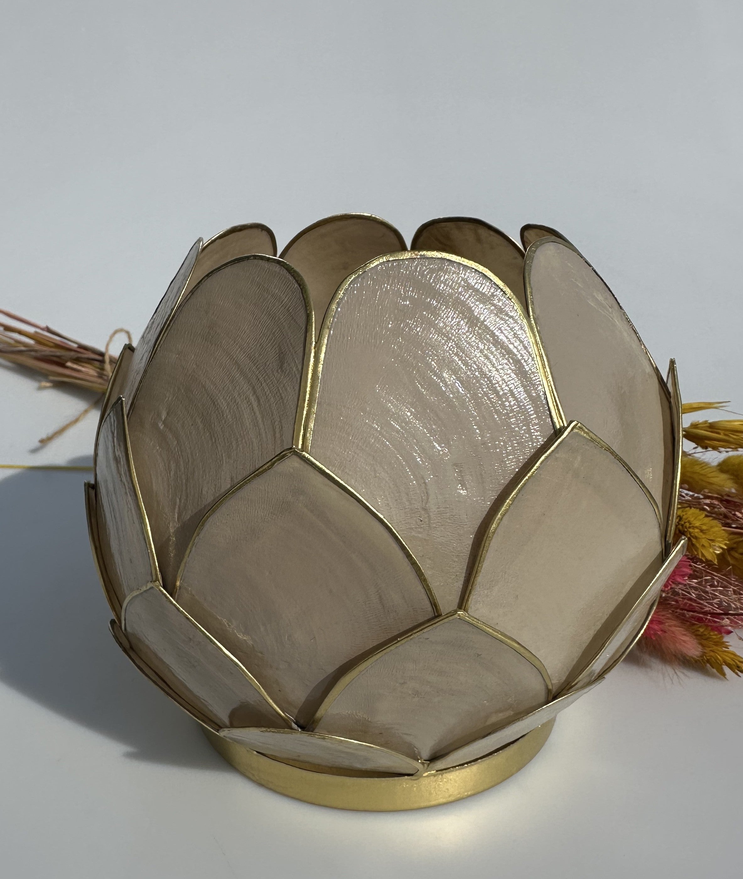 Lotus lysestage XXL - Beige 1