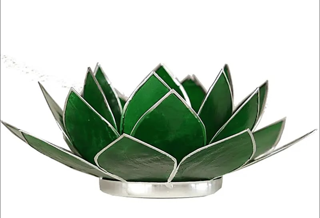 Lotus lystestage grøn / sølv 1