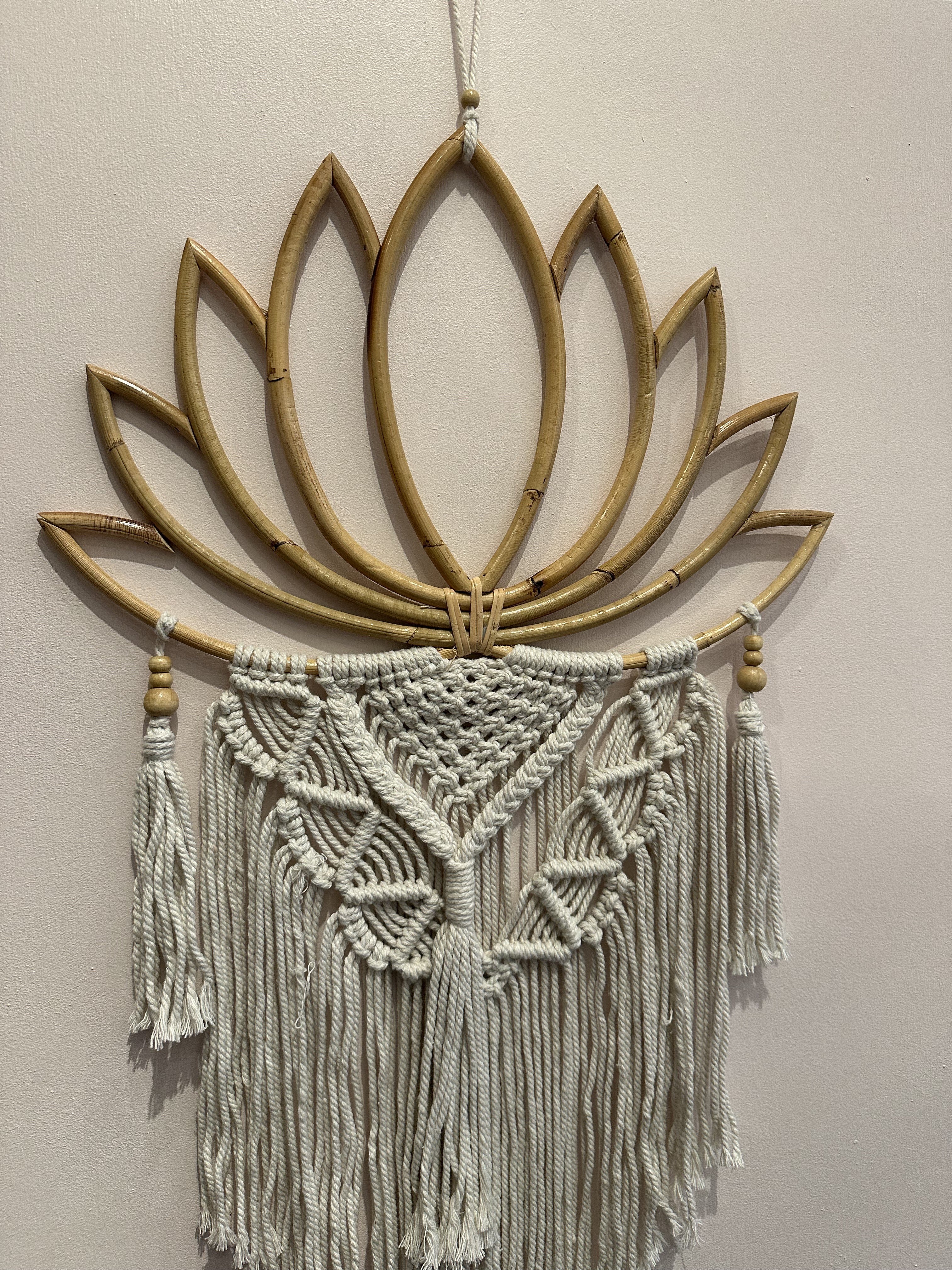 Lotus Makramé ophæng 1
