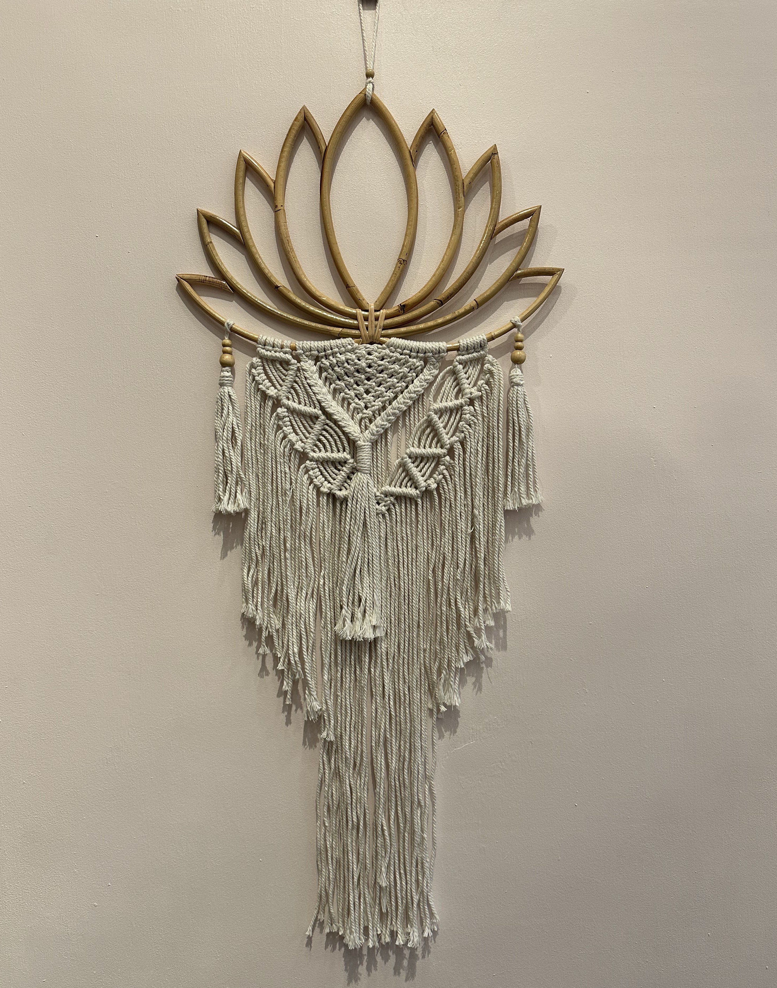Lotus Makramé ophæng 2