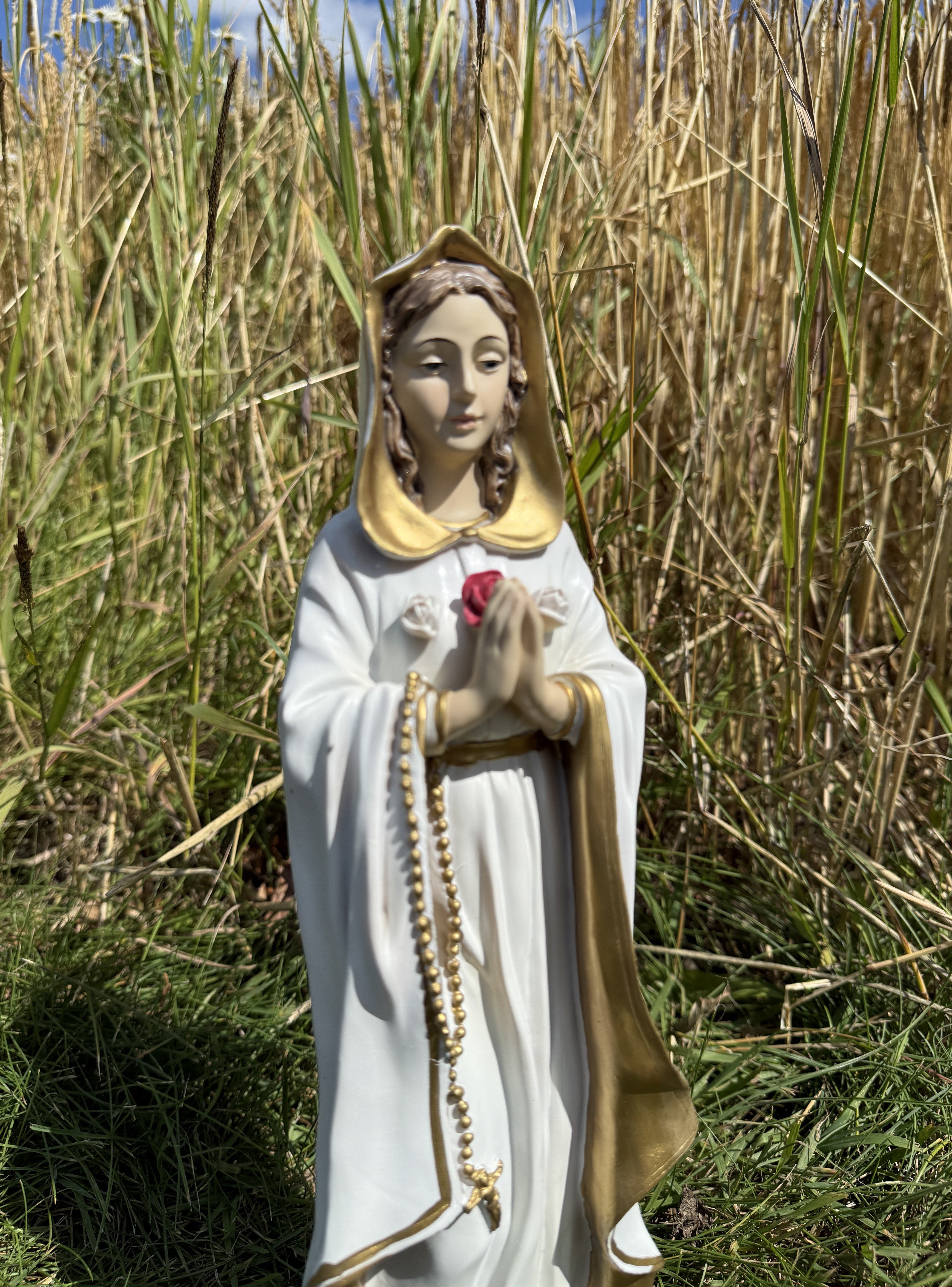 Madonna bedende - 37 cm 3