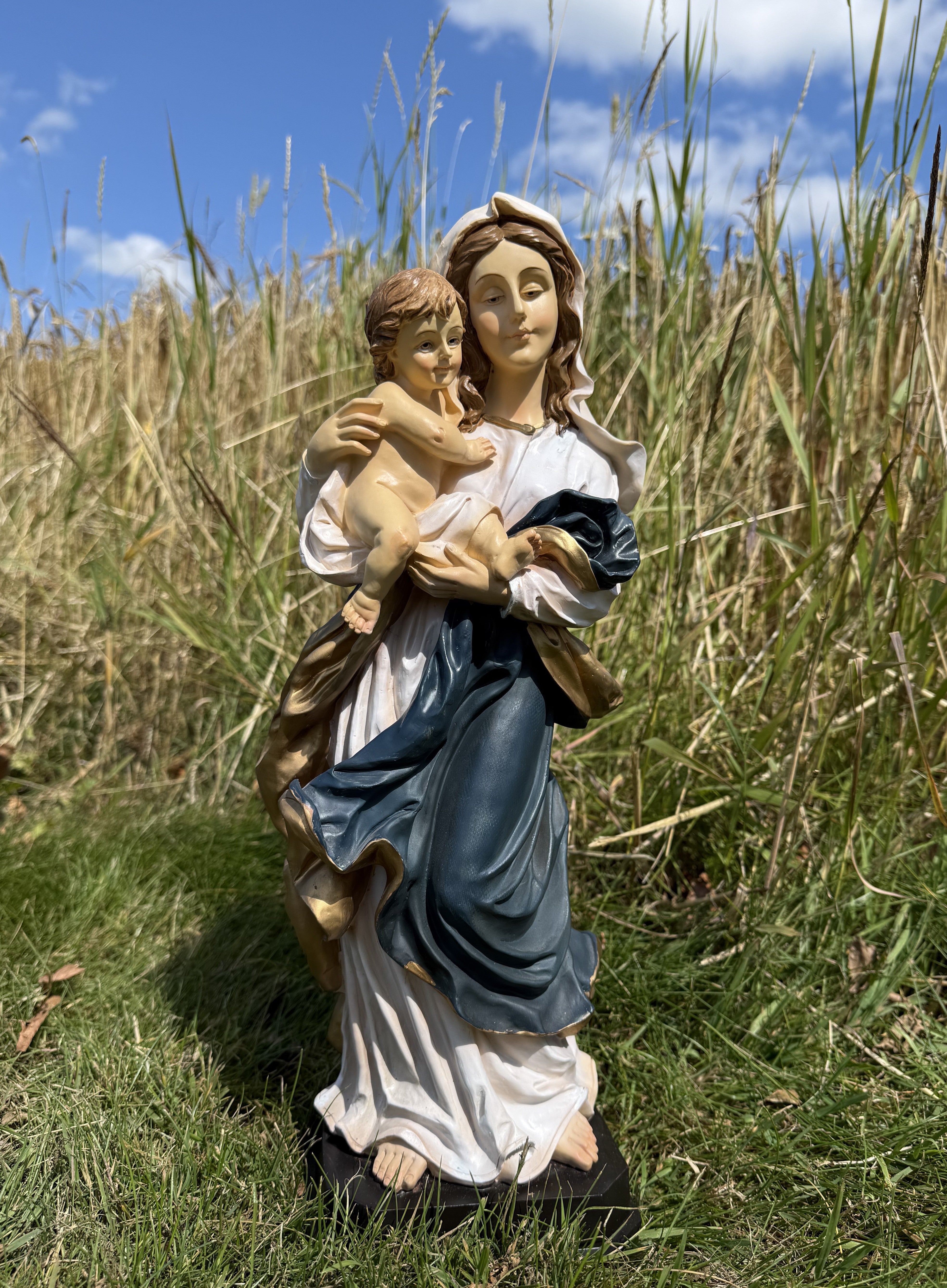 Madonna med barn - 46 cm 2