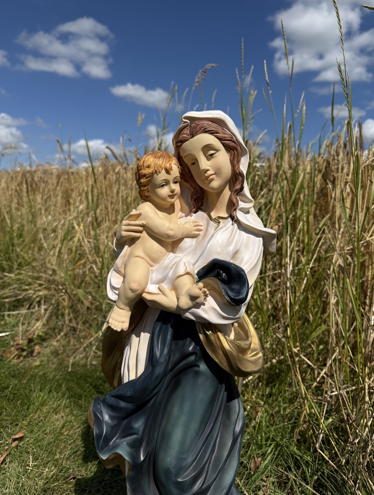 Madonna med barn - 67 cm 2