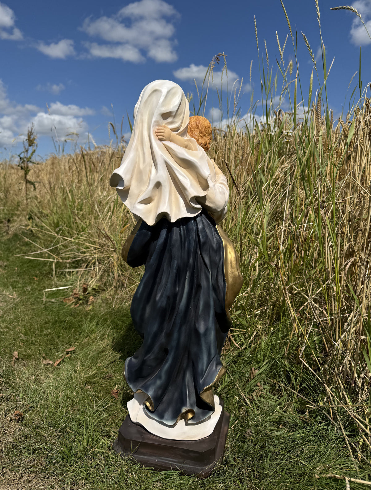 Madonna med barn - 67 cm 3