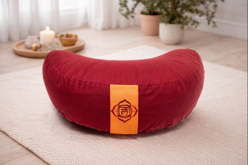 Måne meditationspude Rød 1