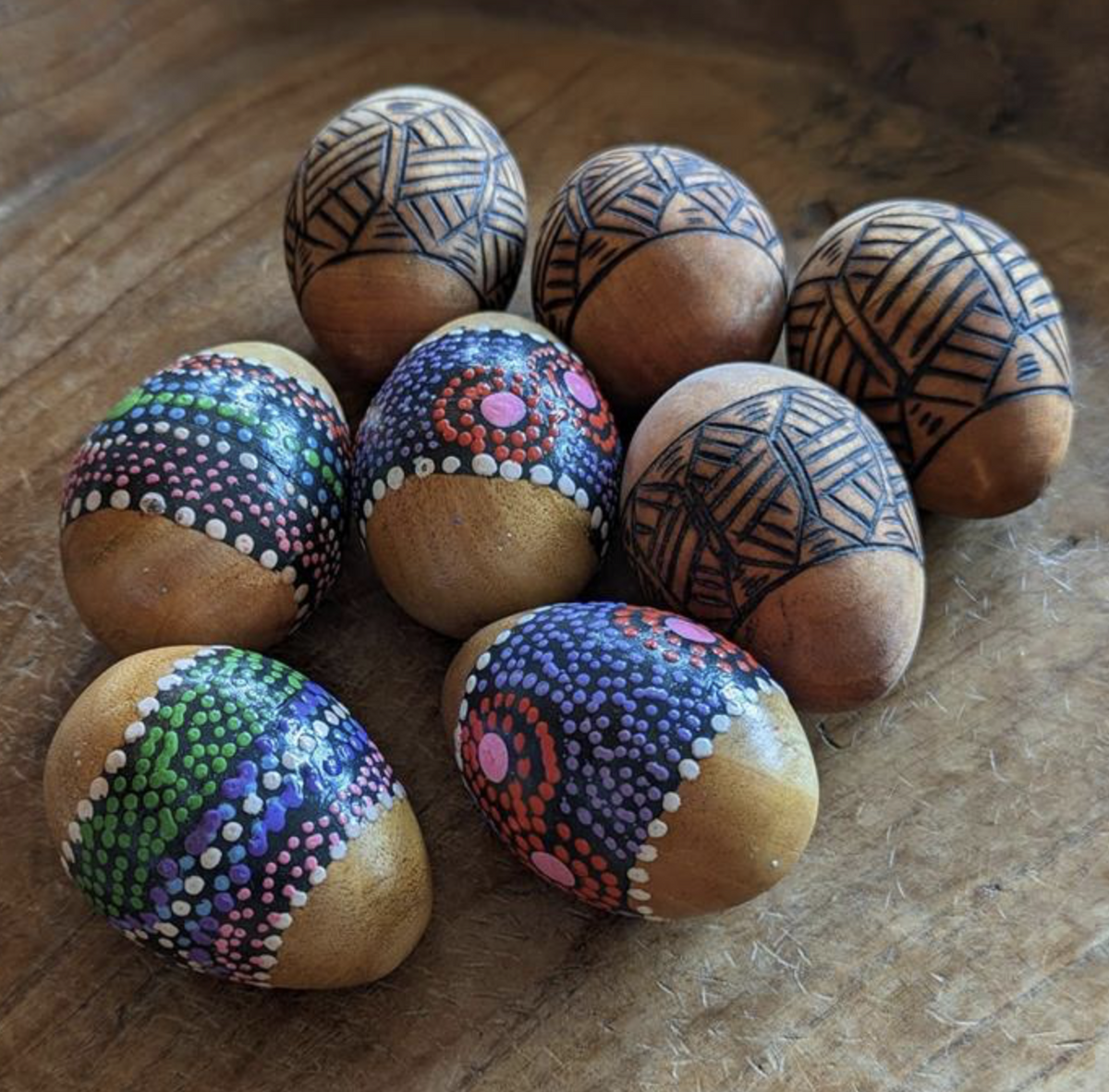 Maracas – Håndmalede æg