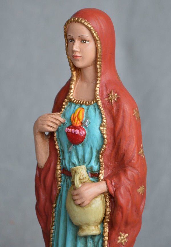 Maria Magdalena figur i farver - 30 cm 4