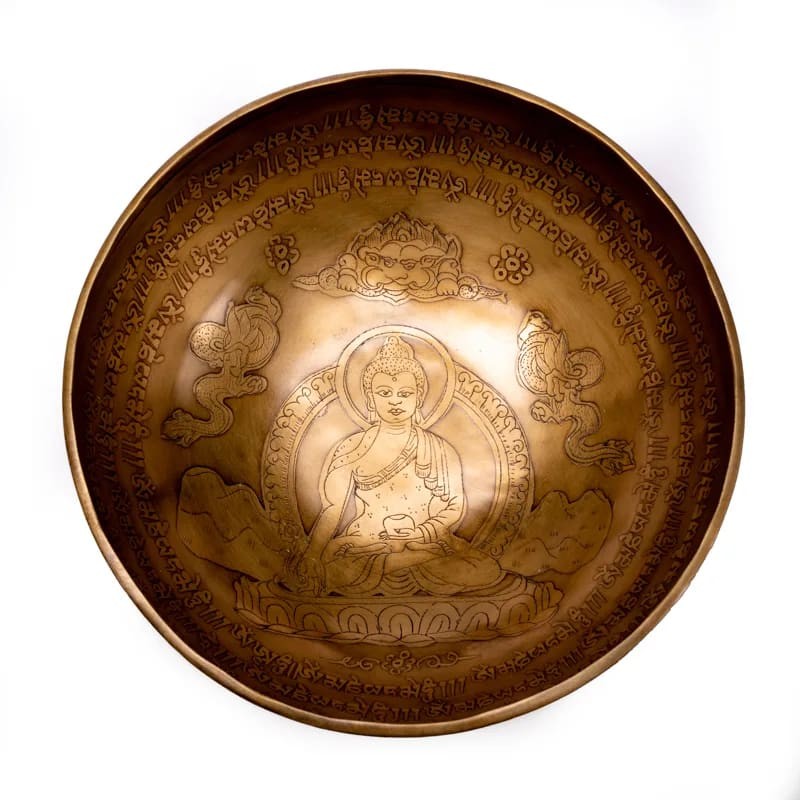 Medicin Buddha Syngeskål 29 cm 3