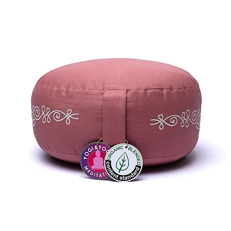 Meditationspude i gammel rosa 4