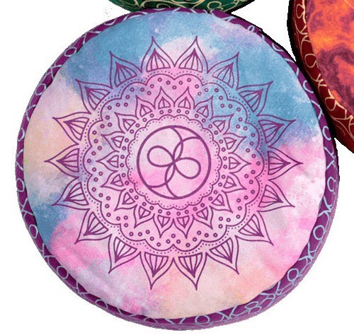 Meditationspude klassisk chakra stil - Lilla