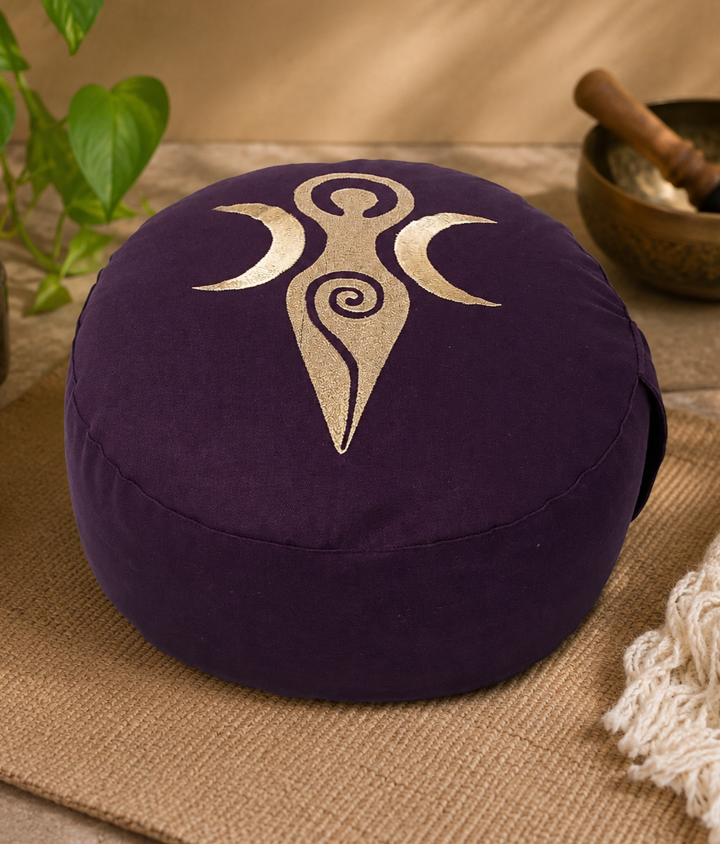 Meditationspude med gudinde 1
