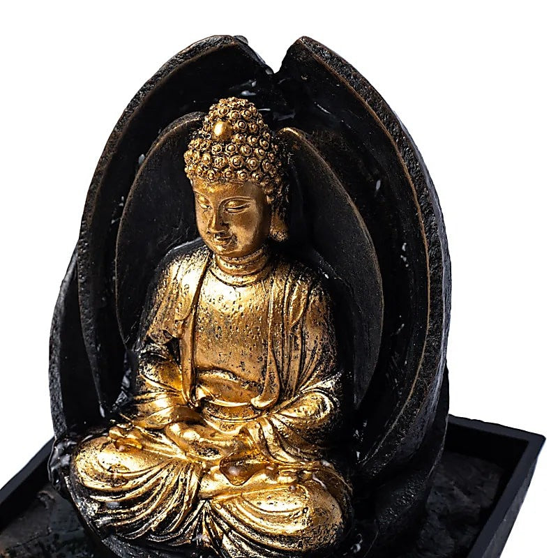 Mediterende buddha fontæne 5