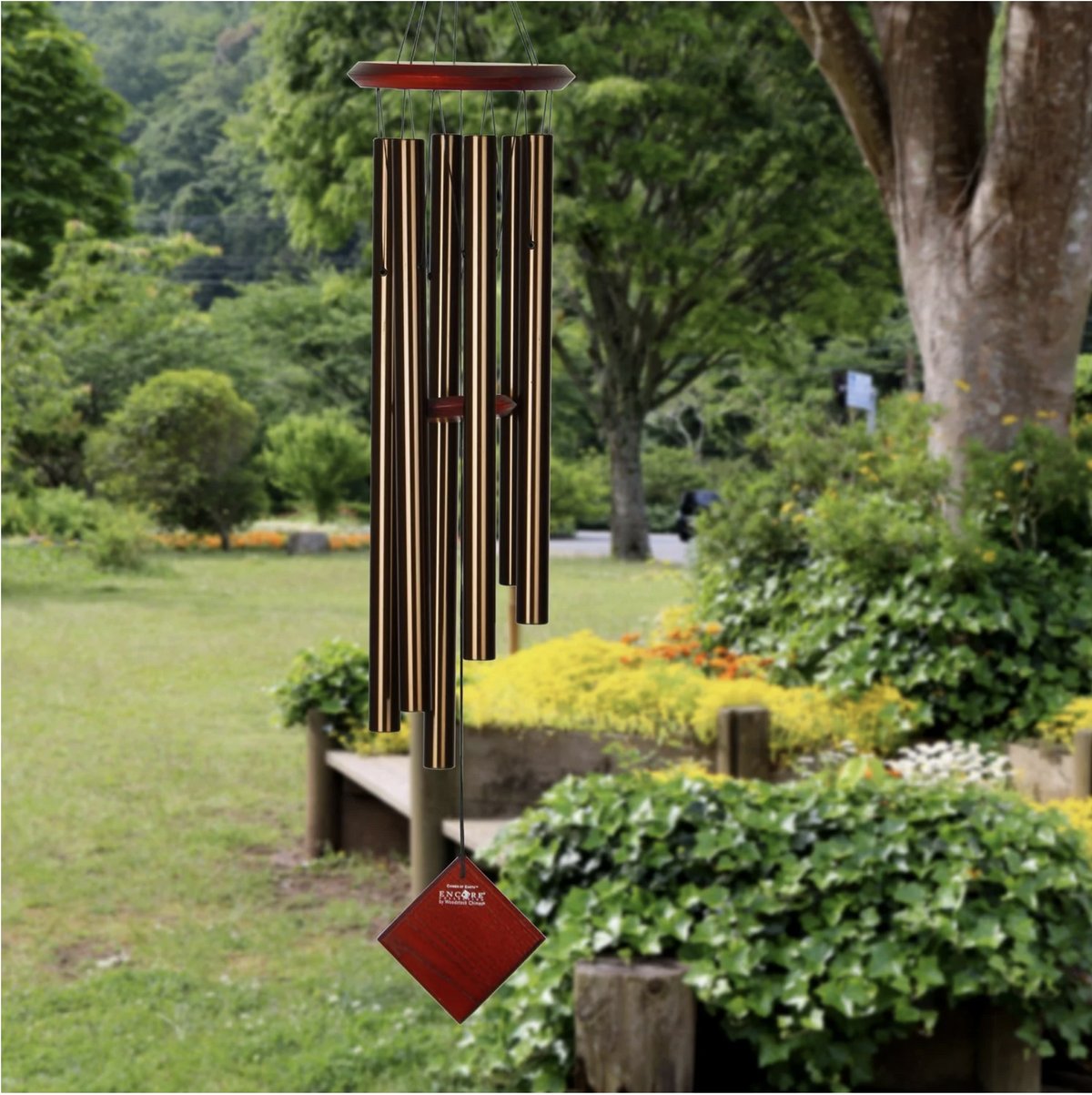 Jorden Woodstock vindklokke bronze 94 cm. 1