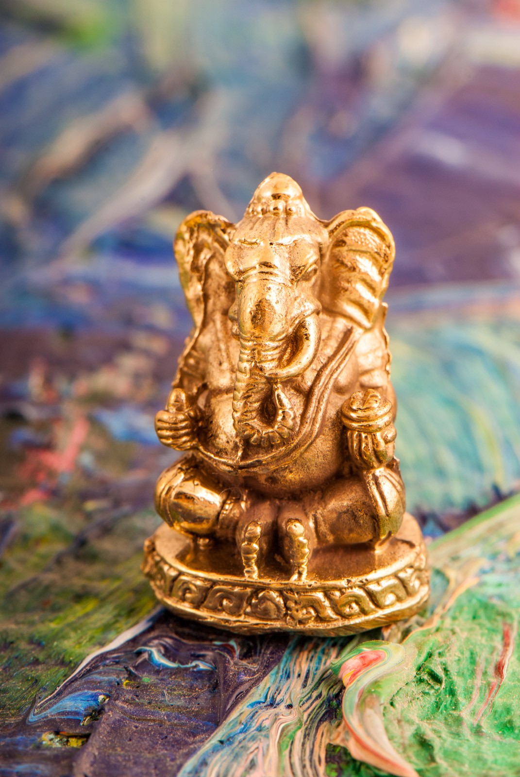 Mini Ganesha i messing