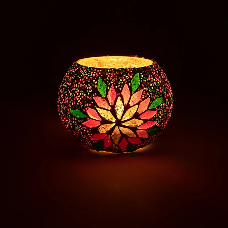 Mosaik fyrfadslysestage 3