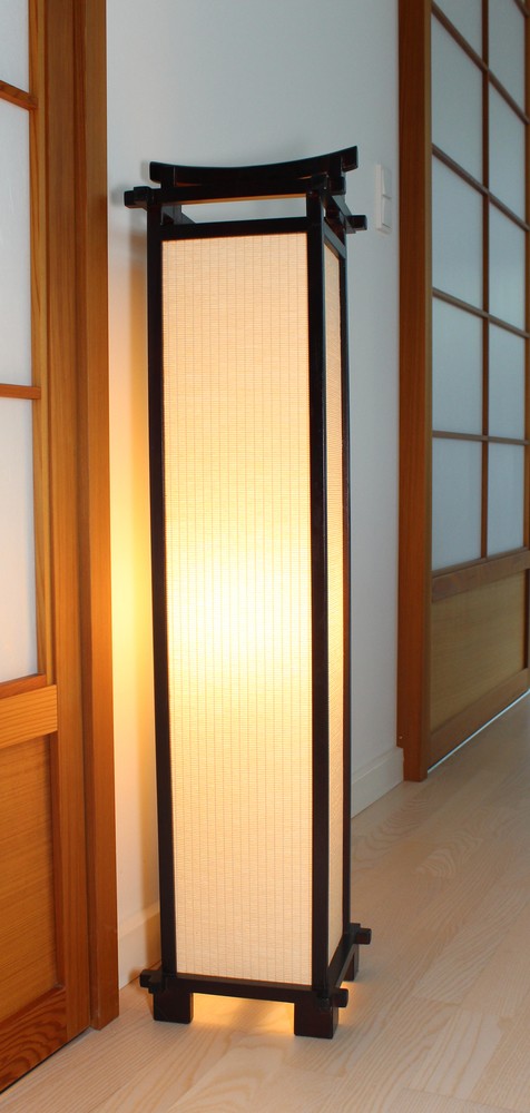 Nara walnut bam - japansk lampe 90 cm 1