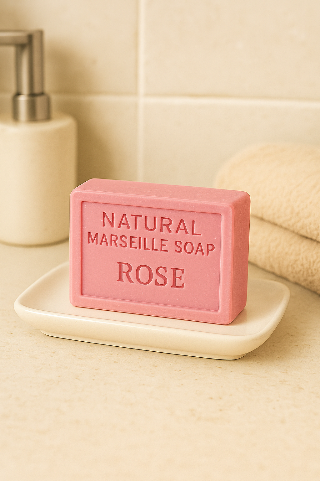 Naturlig marseille-sæbe, Rose