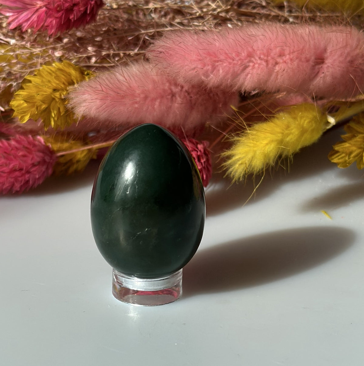 Nefrit æg 3,5 cm 1