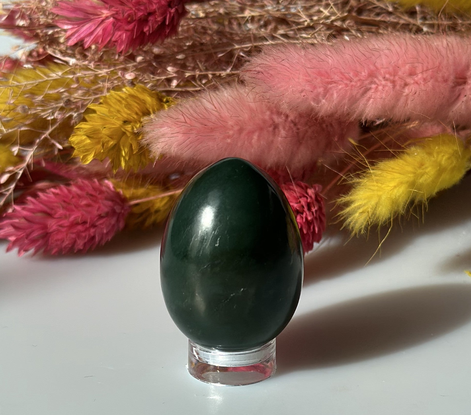 Nefrit æg 3,5 cm 2