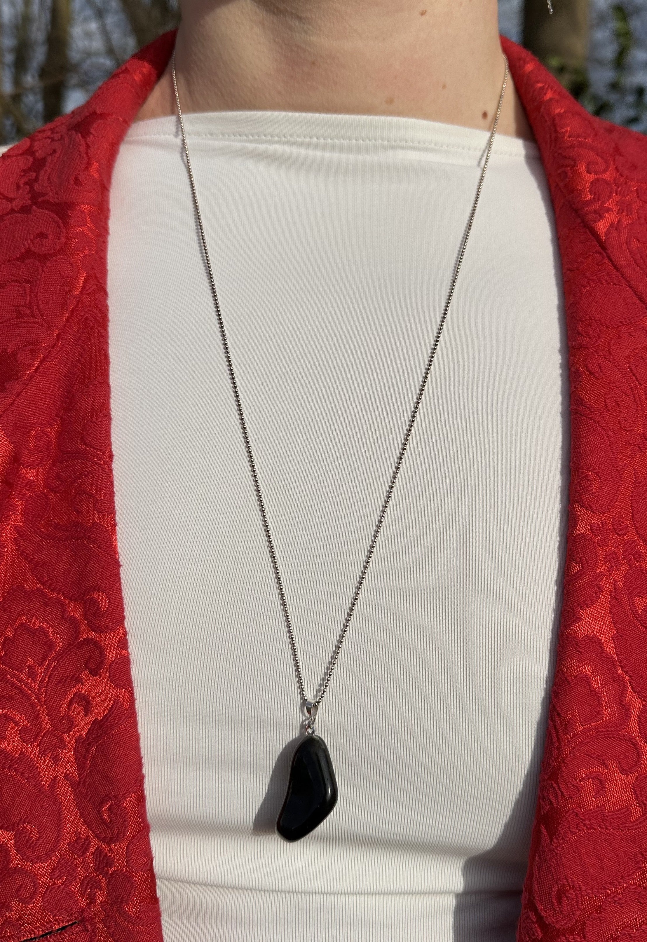 Obsidian vedhæng 2