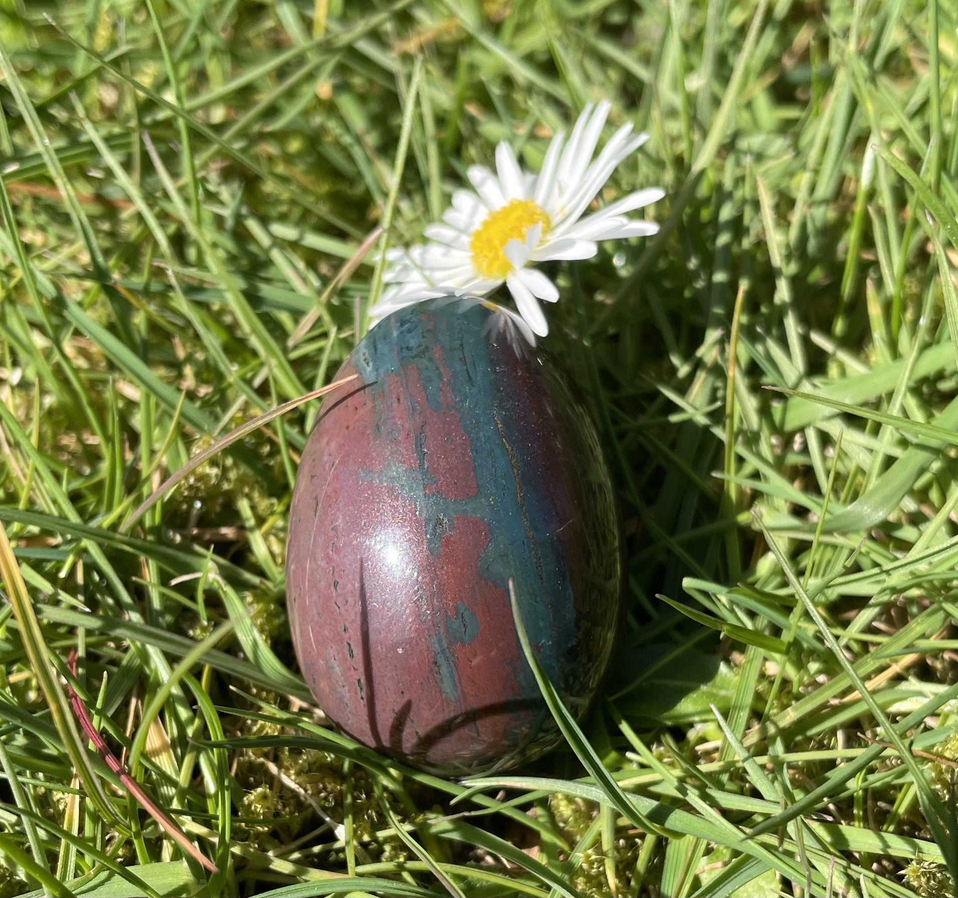 Ocean Jaspis æg 3,5 cm 3