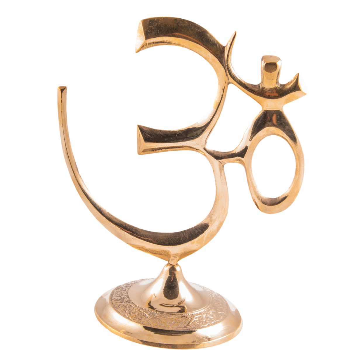 OHM symbol i messing 21 cm
