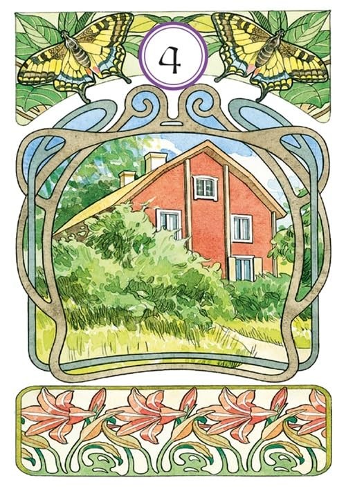 Orakelkort - Art nouveau lenormand 2