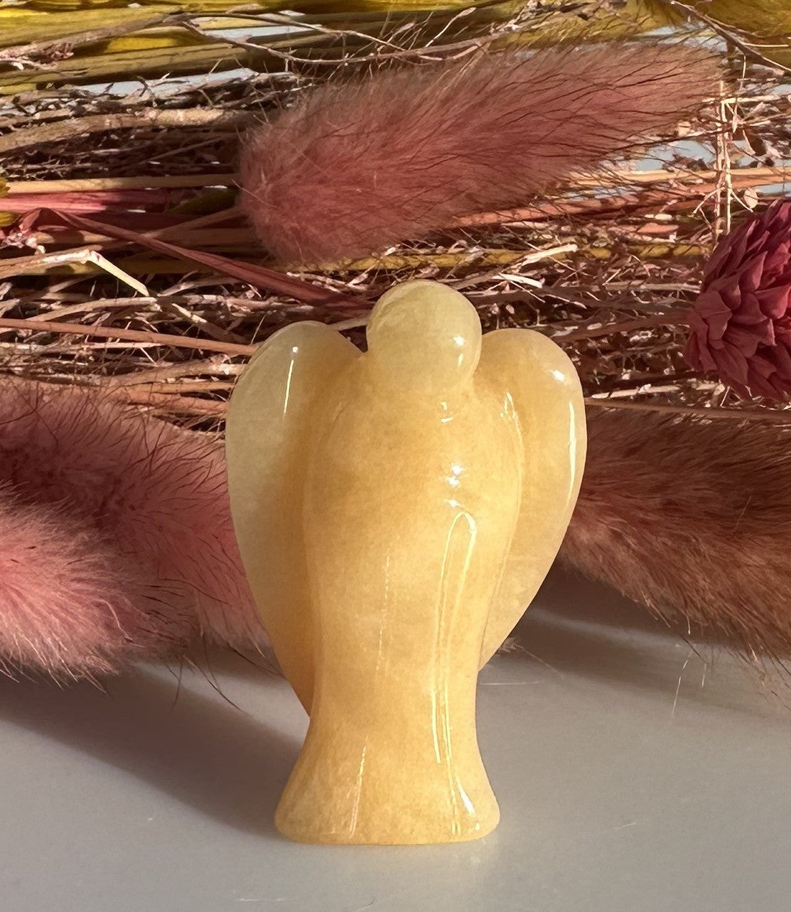 Orange calcit engel 4 cm 1