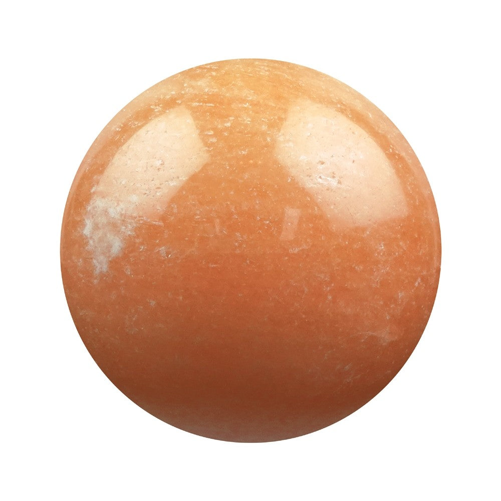 Orange calcit kugle 2