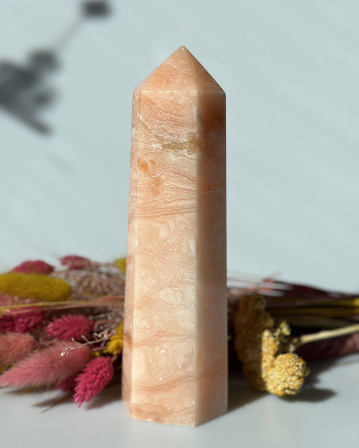 Orange Calcit Tårn 18,5 cm 4