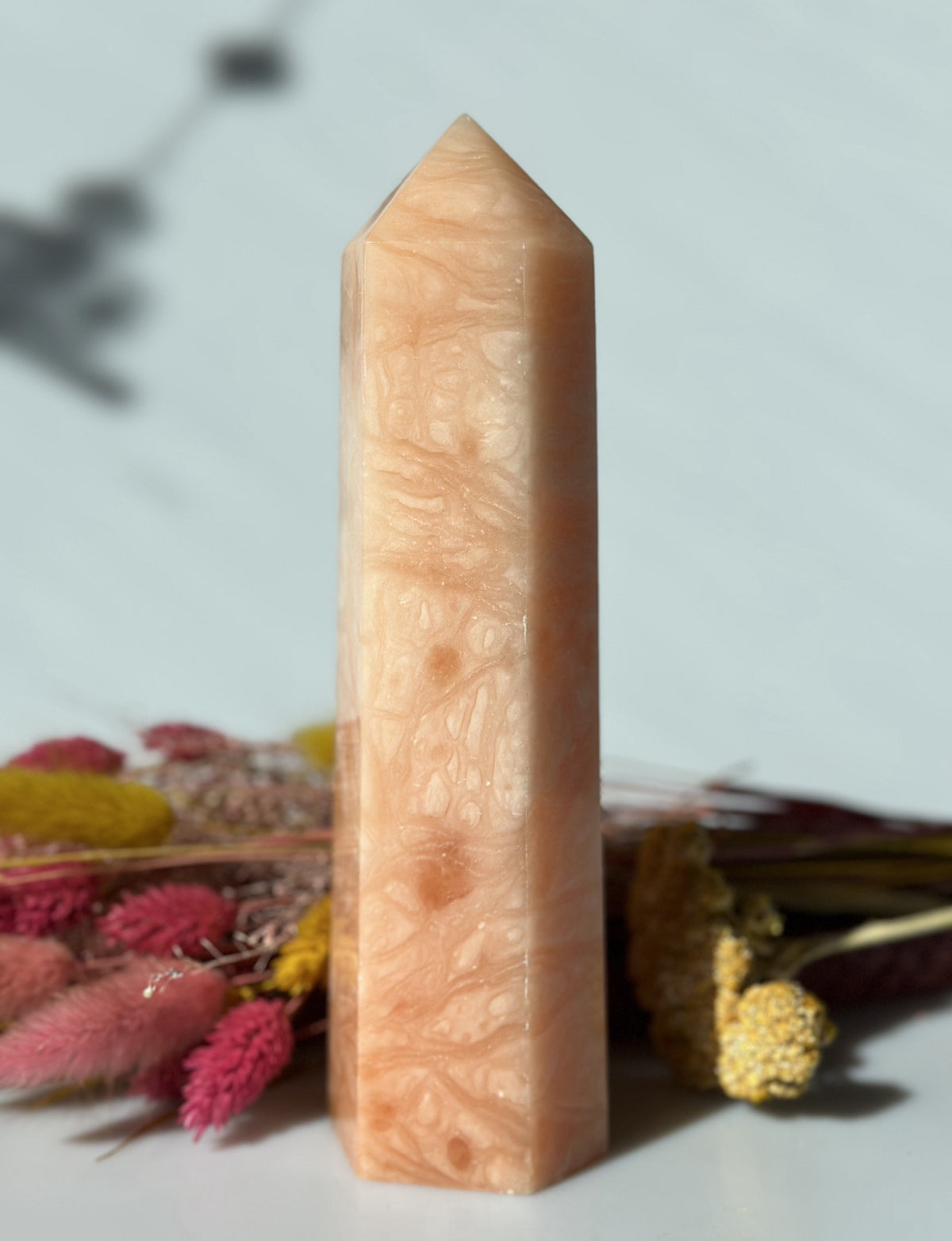 Orange Calcit Tårn 18,5 cm 1