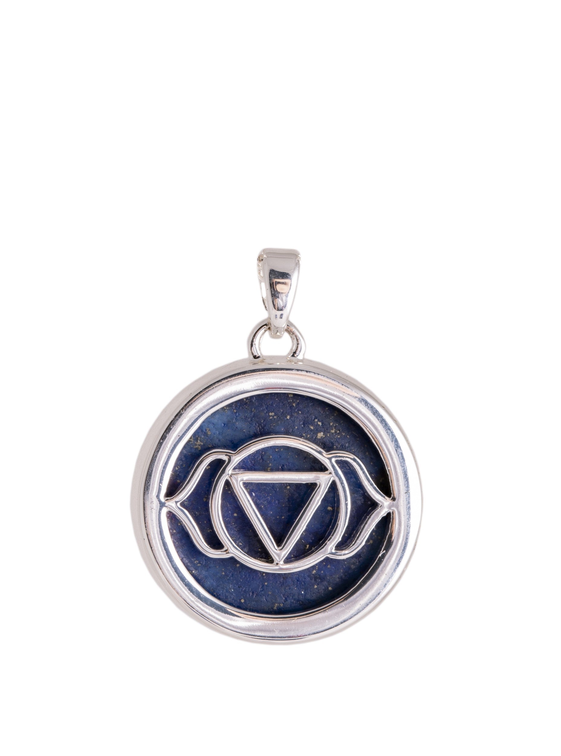 Pande chakra vedhæng med lapis lazuli og kæde 2
