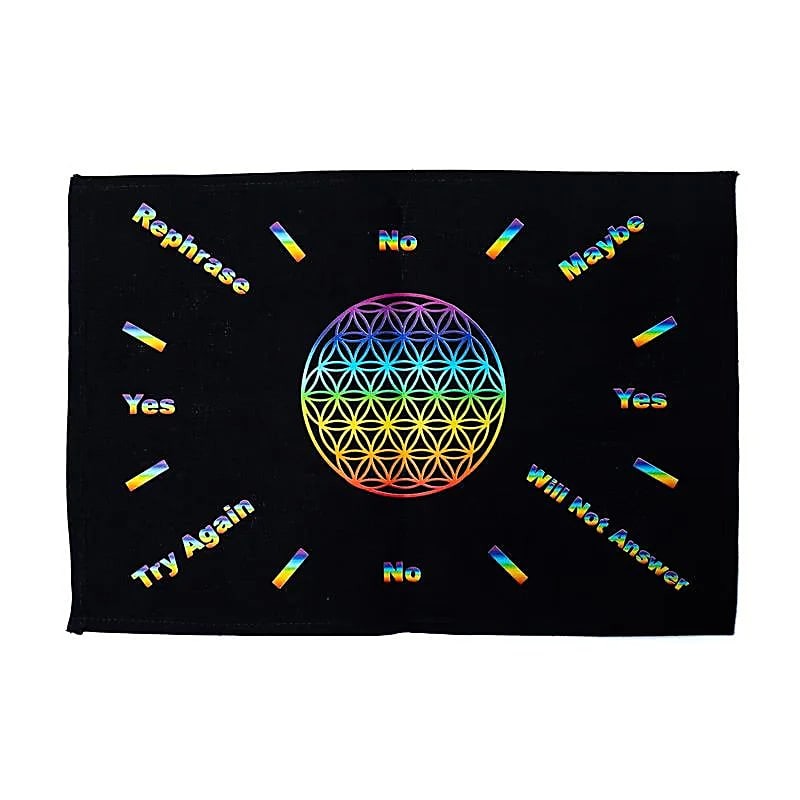 Pendul tæppe livets blomst - multi colour