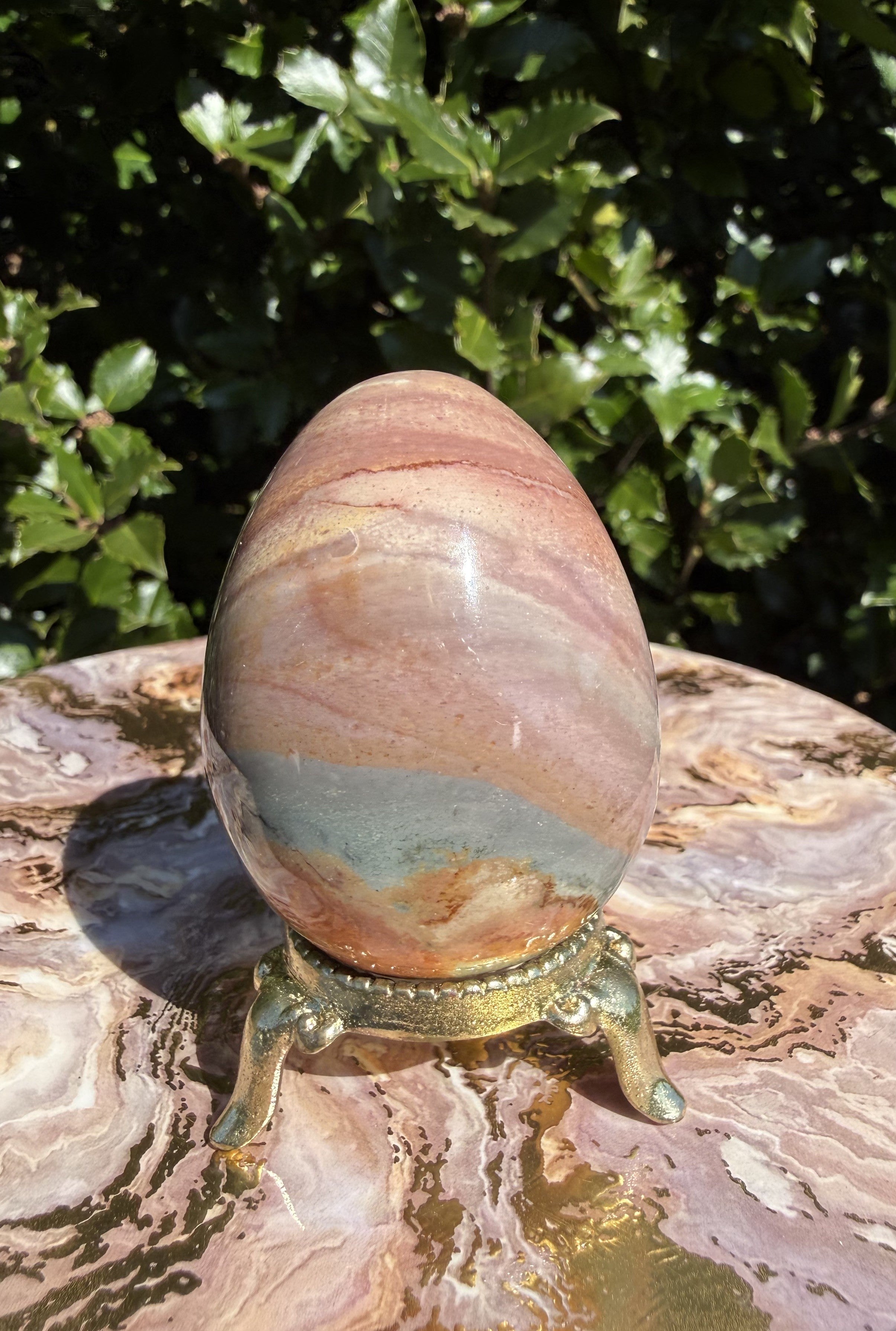 Polycrome Jaspis æg 5