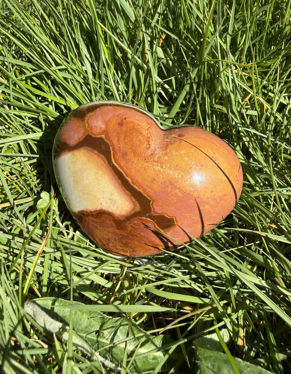 Polycrome Jaspis hjerte 5