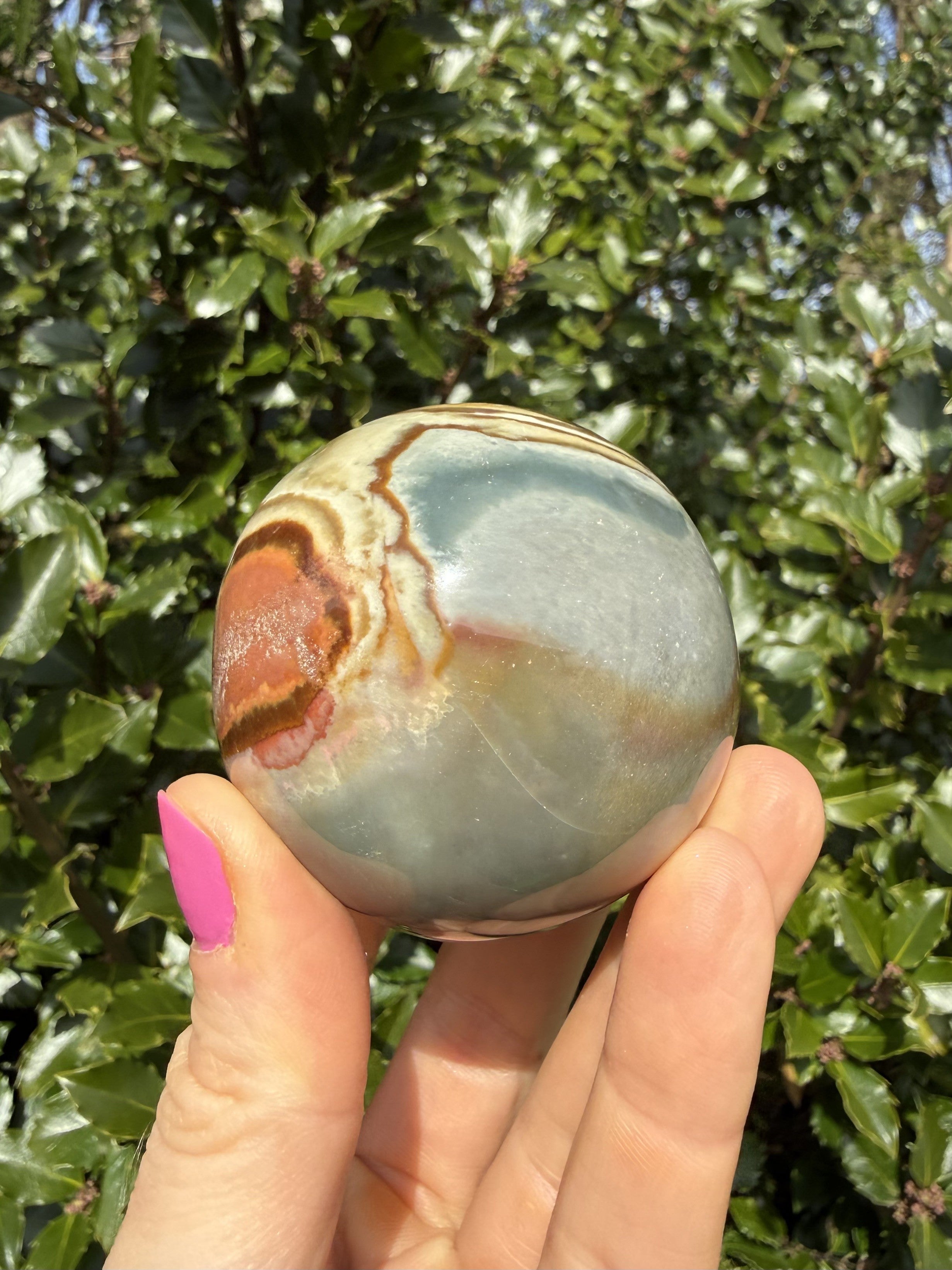 Polycrome Jaspis kugle - 4-5 cm 1