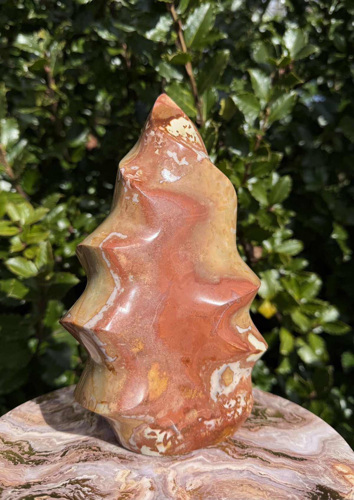 Polycrome Jaspis unika flamme 1