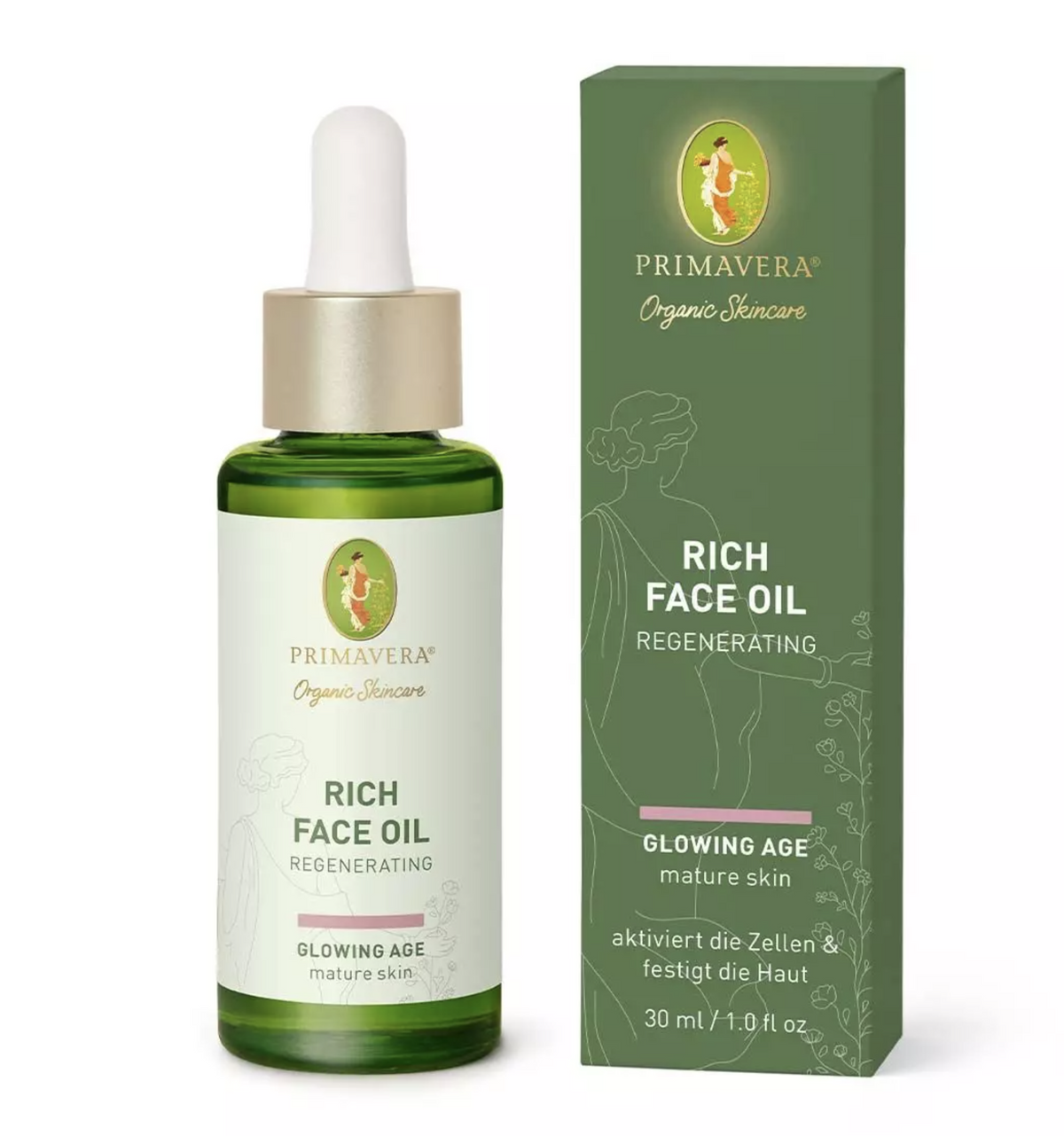 Primavera Rich Ansigtsolie - Regenerating Glowing Age 2