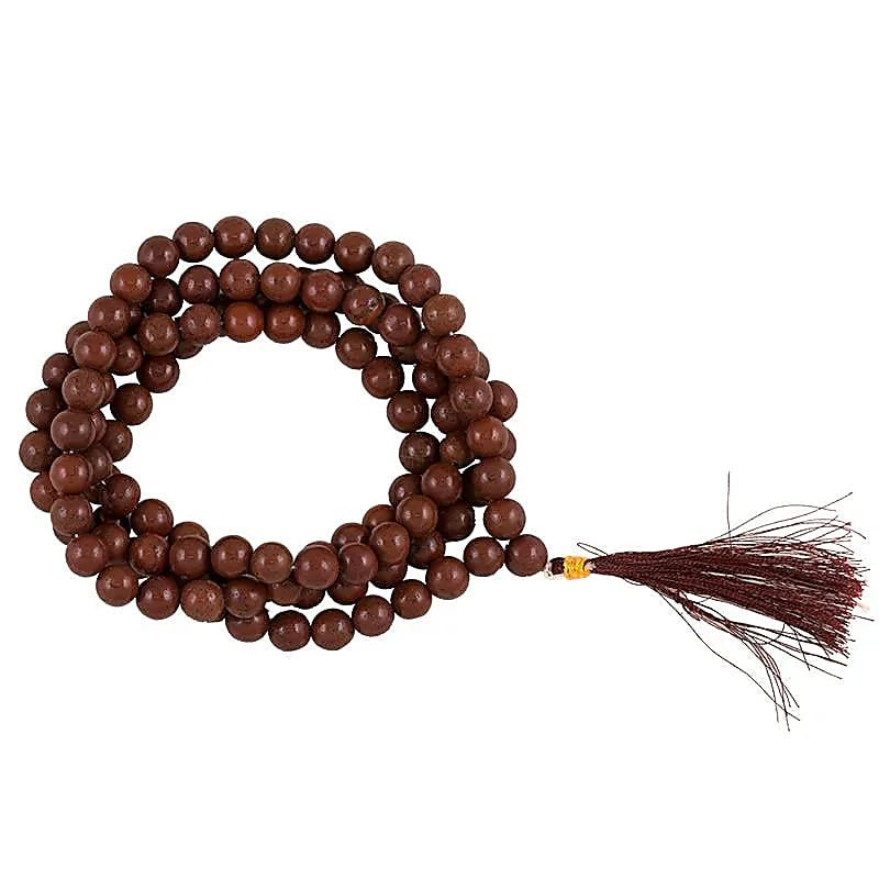Rød Jaspis Mala kæde