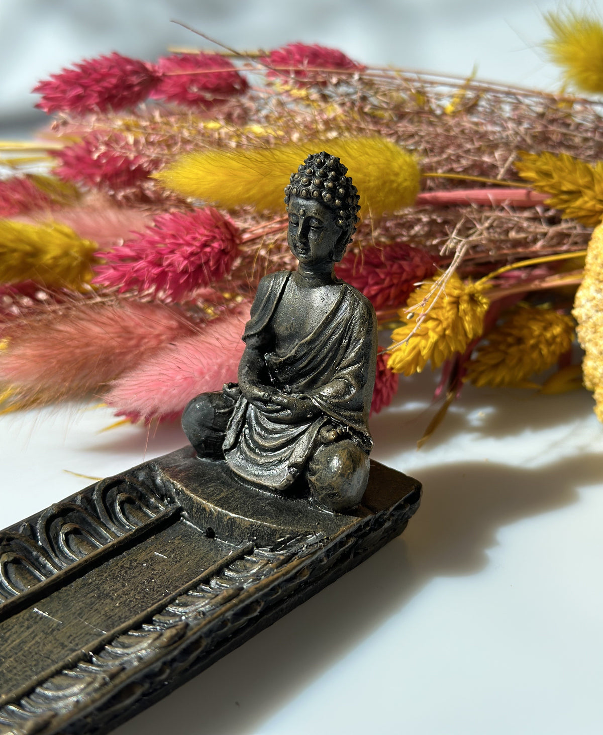 Røgelsesholder Buddha mediterende 1