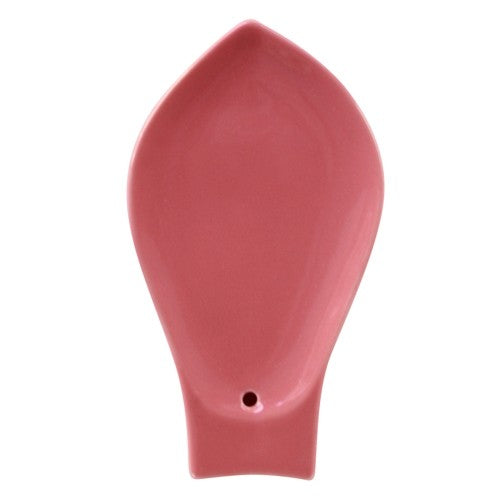 Røgelsesholder lotusblad pink