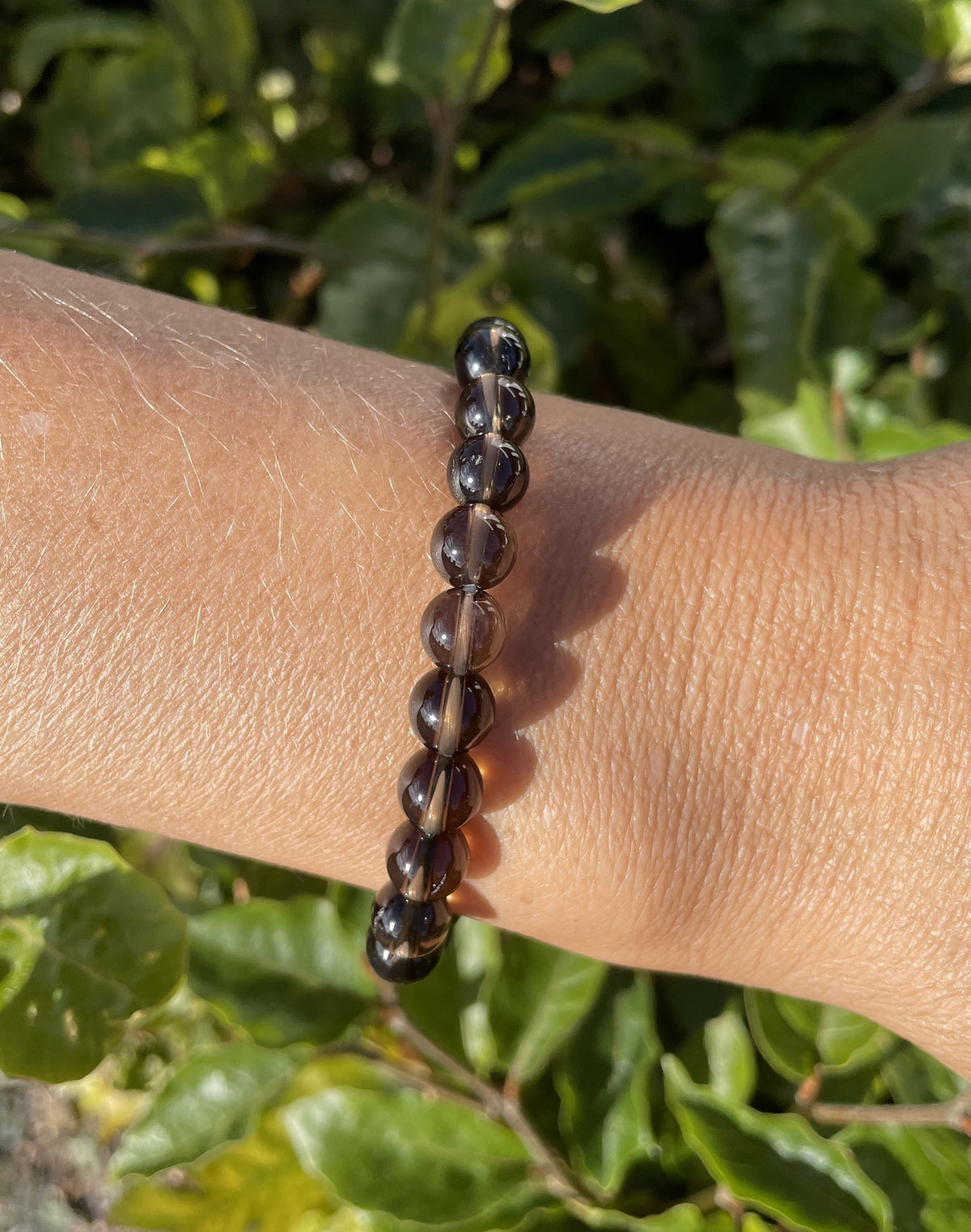 Røgkvarts armbånd 8 mm 2